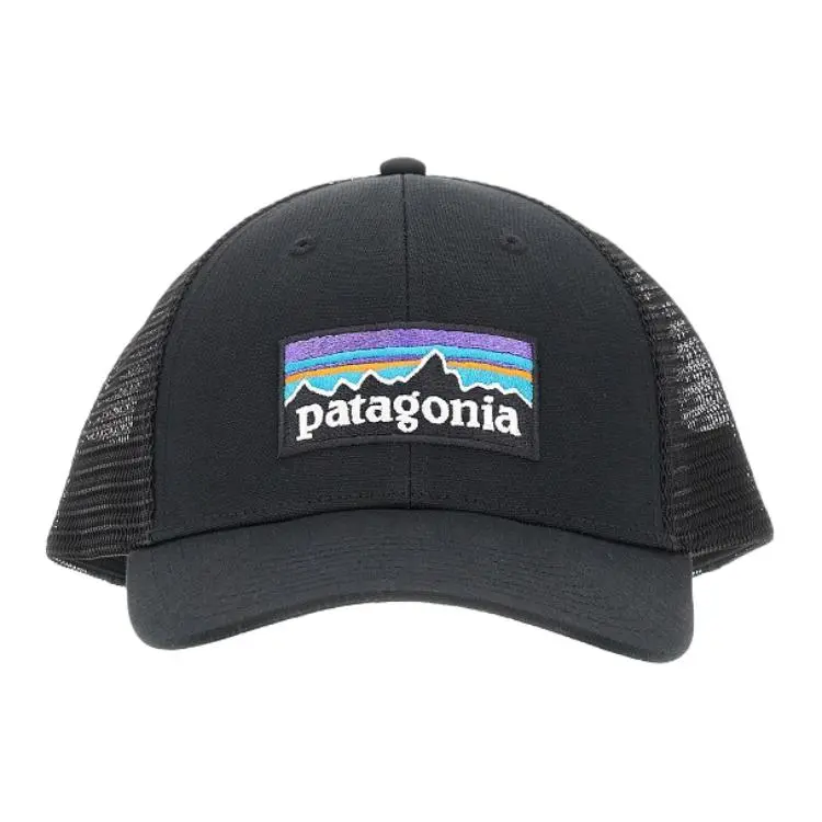 Patagonia Organic Cotton, Canvas, Recycled Polyester Baseball Caps Men's Black
