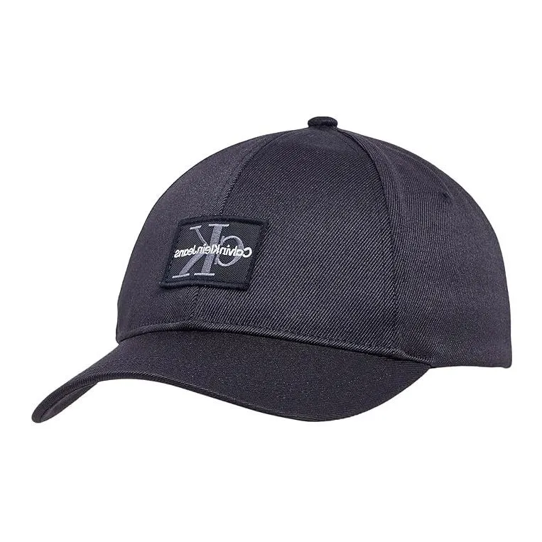CALVIN KLEIN Polyester, Recycled Polyester Baseball Caps Men's Black