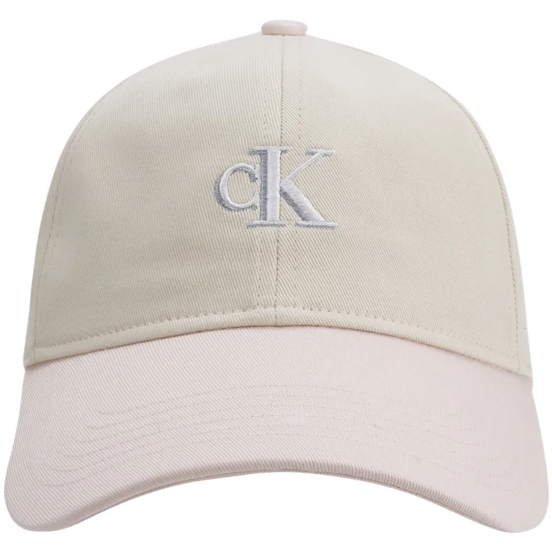 CALVIN KLEIN Cotton Baseball Caps Unisex Pink Peony