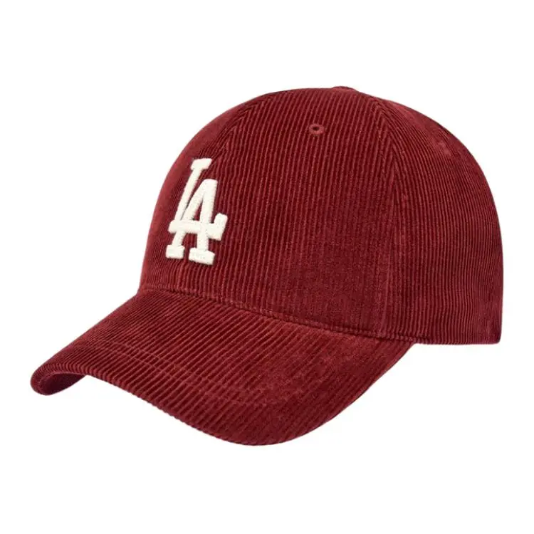 MLB Cotton Baseball Caps Unisex Burgundy