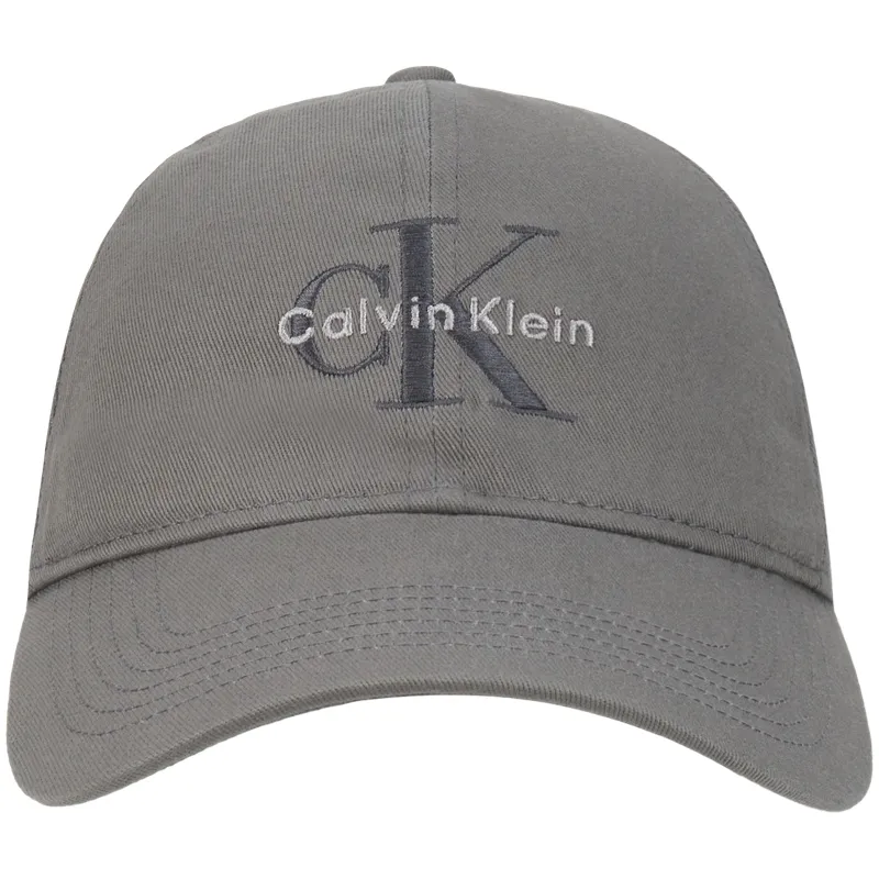 CALVIN KLEIN Cotton Baseball Caps Unisex Bronze Brown