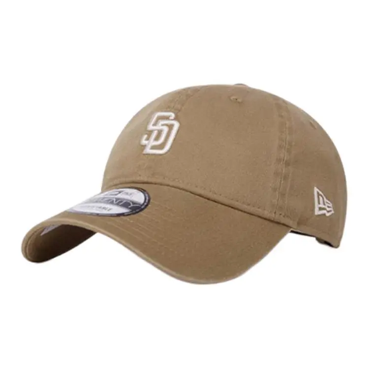 New Era Cotton Baseball Caps Unisex Khaki