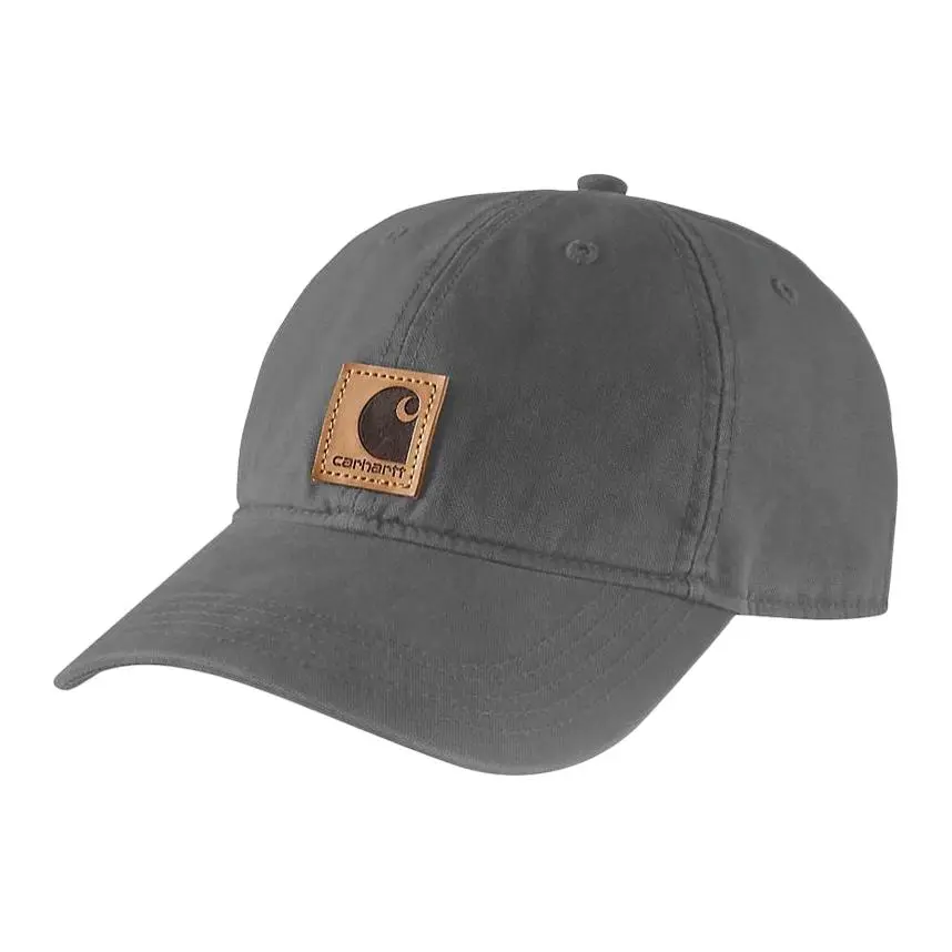 Carhartt Cotton Baseball Caps Unisex Gravel