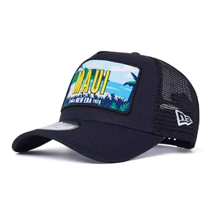 New Era Cotton, Polyester Baseball Caps Unisex Navy Blue