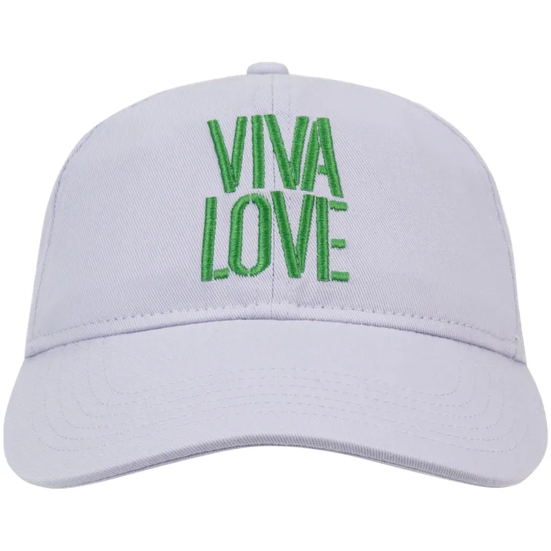 CALVIN KLEIN Rainbow Series Cotton Baseball Caps Unisex Lilac