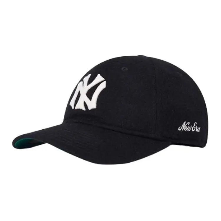 New Era Cotton Baseball Caps Unisex Black/White