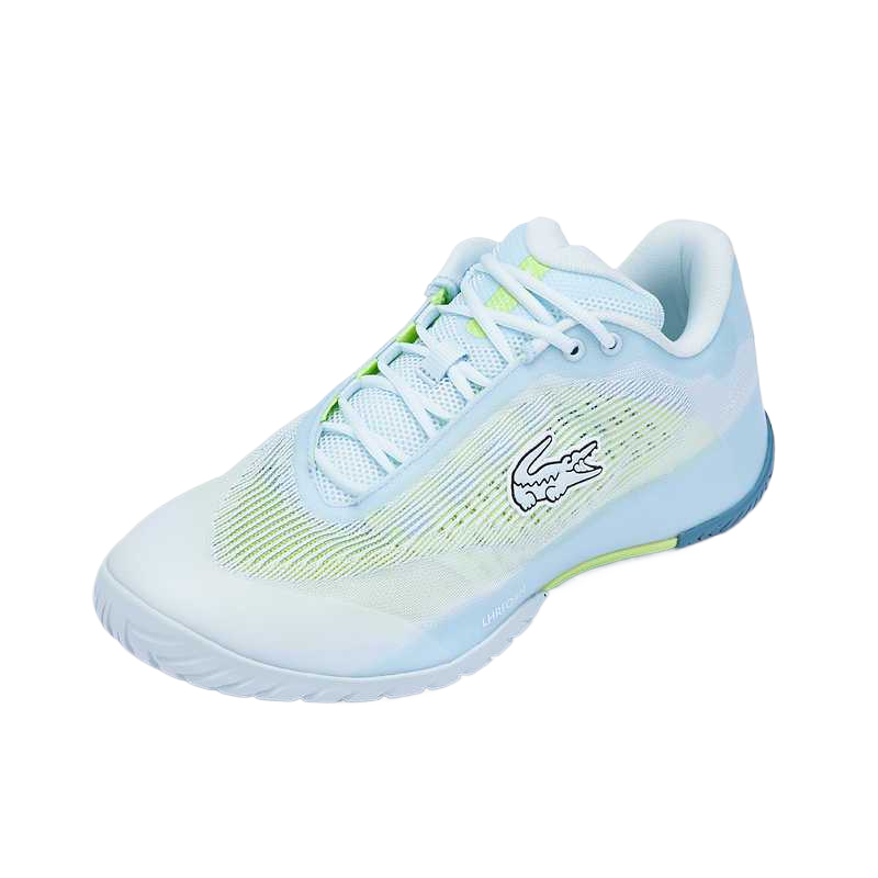 LACOSTE AG LT Tennis Shoes Men’s Low Top Light Blue/Yellow
