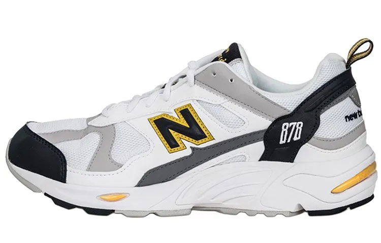 New Balance NB 878 Mesh Lightweight Low top Casual Shoes Unisex Gray Yellow