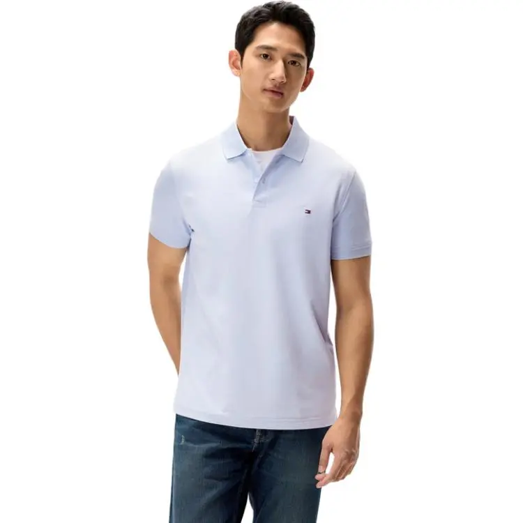 Tommy Hilfiger T-Shirts Men's Polo Collar Moderate
