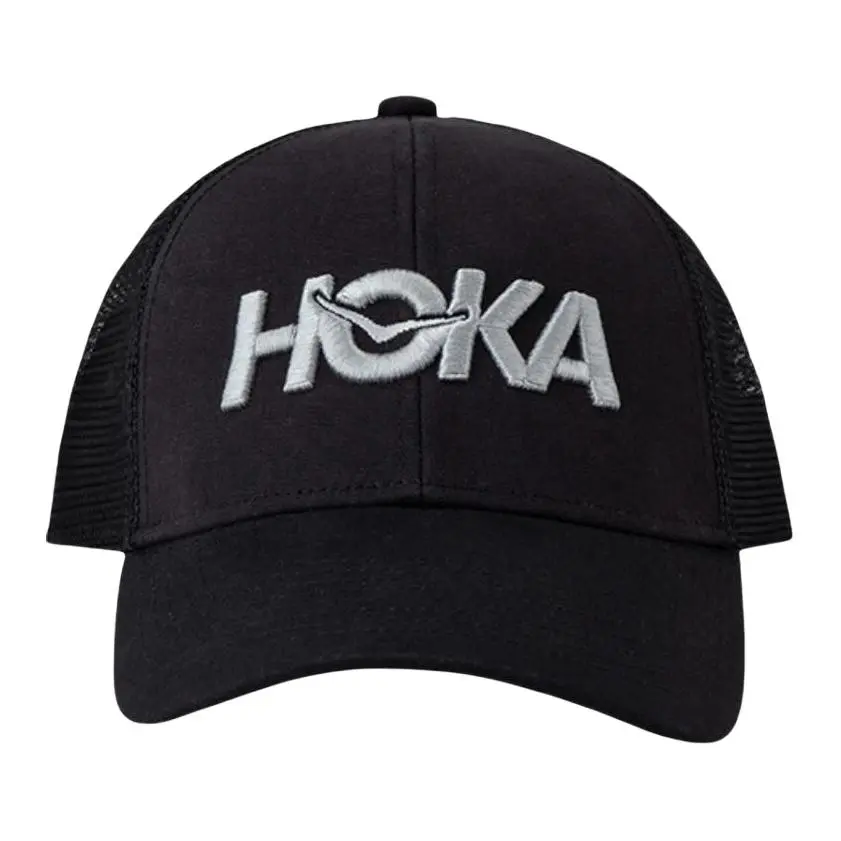 HOKA ONE ONE Cotton Baseball Caps Unisex Black
