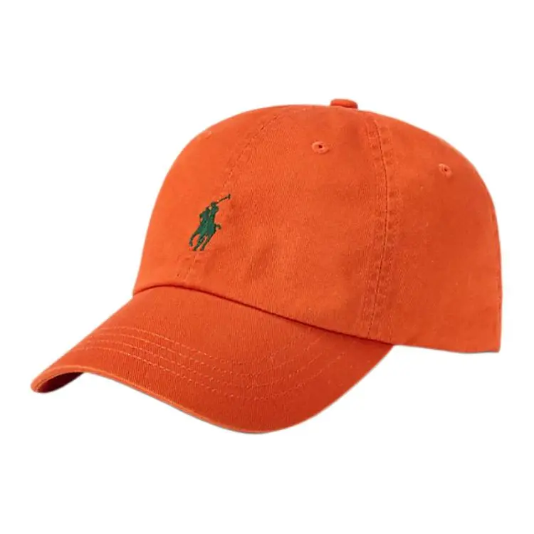 Polo Ralph Lauren Cotton Baseball Caps Unisex College Orange