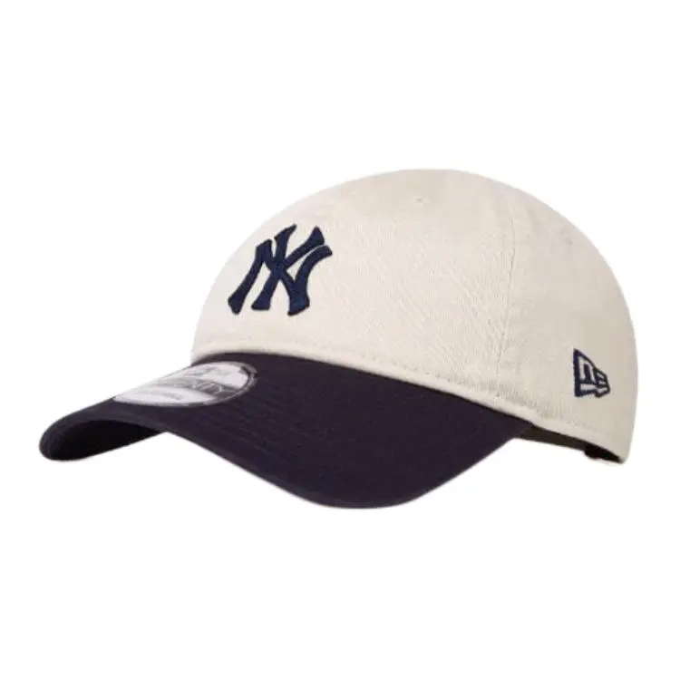 New Era Cotton Baseball Caps Unisex Light Beige