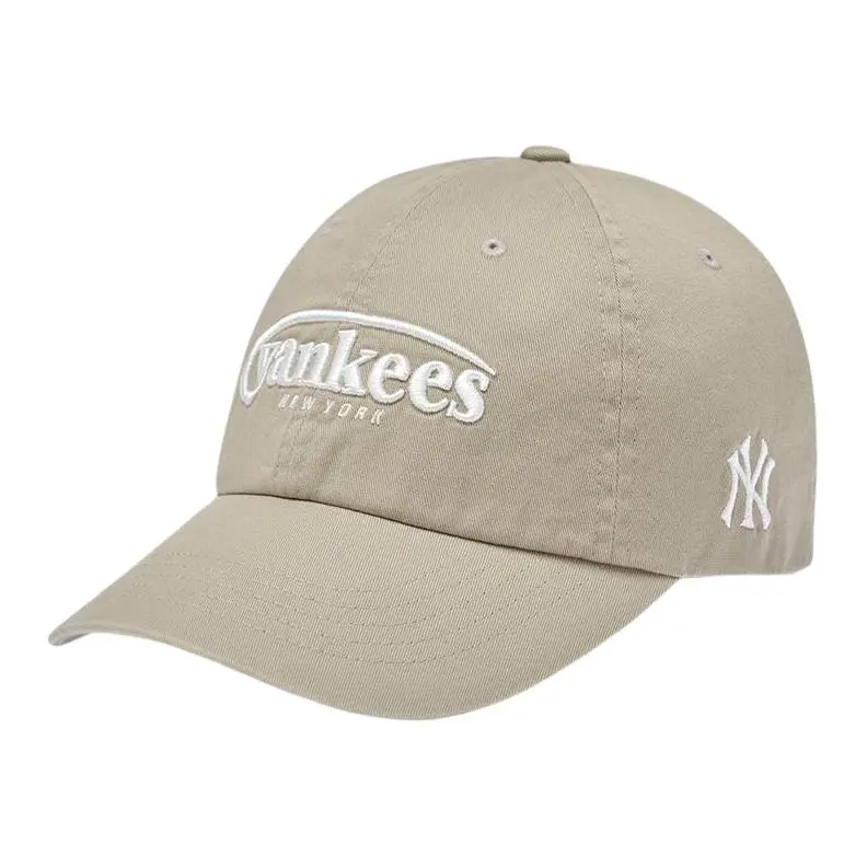 MLB Cotton Baseball Caps Unisex Beige