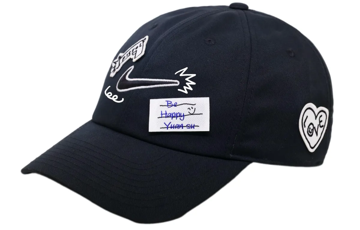 Nike Polyester Baseball Caps Unisex Black