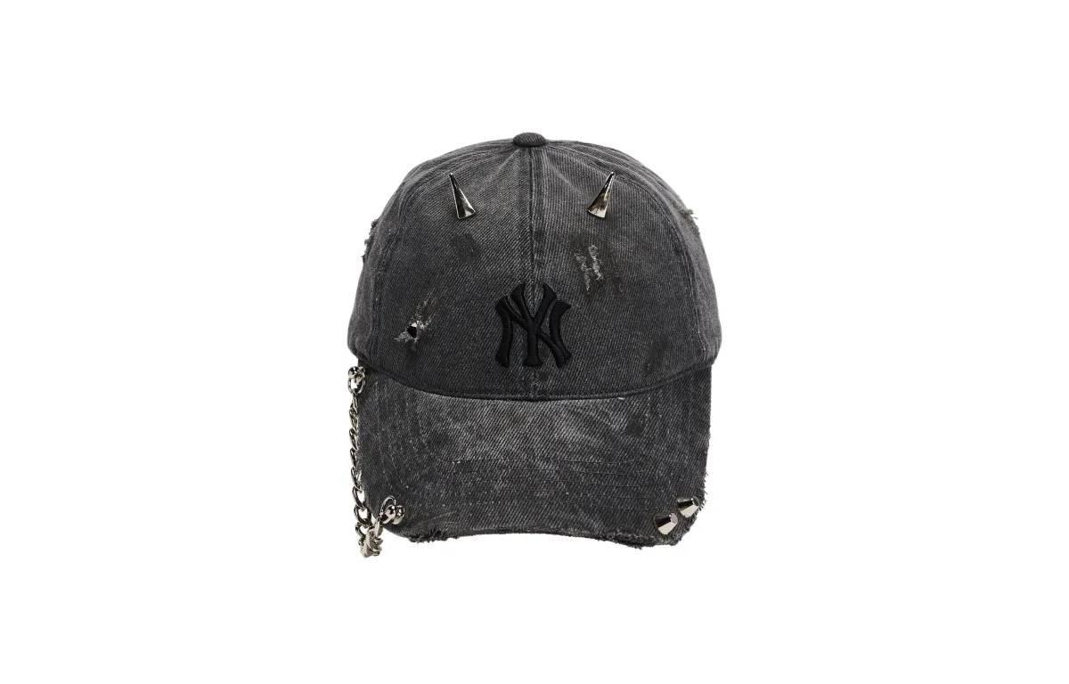 MLB Cotton Baseball Caps Unisex Dark Gray