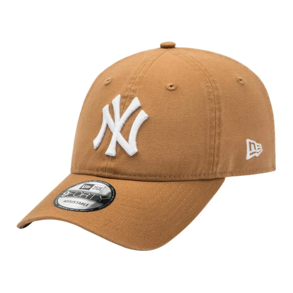 New Era Upgraded Canvas Baseball Caps Unisex Brown