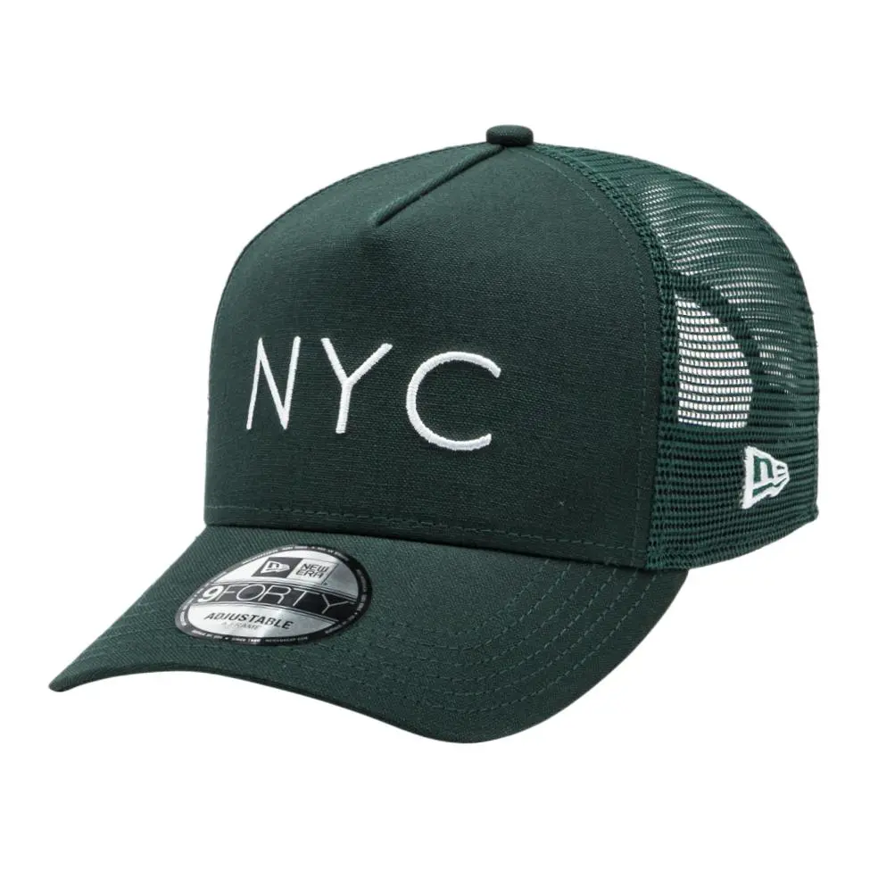 New Era Cotton Baseball Caps Unisex Dark Green