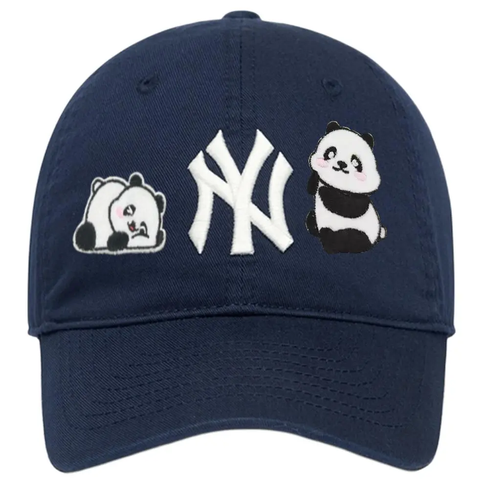 MLB Cotton Baseball Caps Unisex Navy Blue