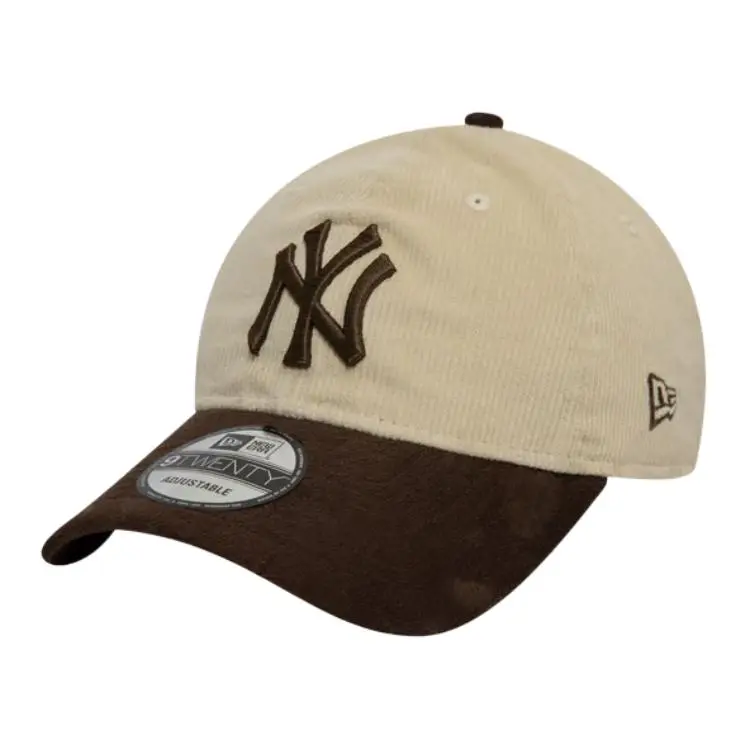 New Era Cotton Baseball Caps Unisex Beige