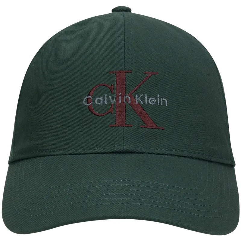 CALVIN KLEIN Cotton Baseball Caps Unisex Platane Color