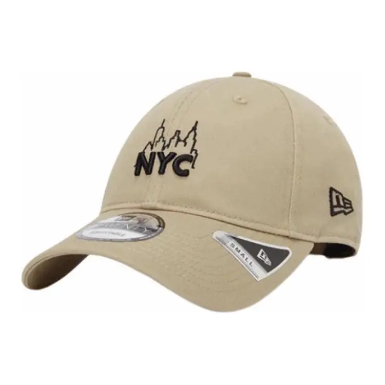 New Era Cotton Baseball Caps Unisex Khaki