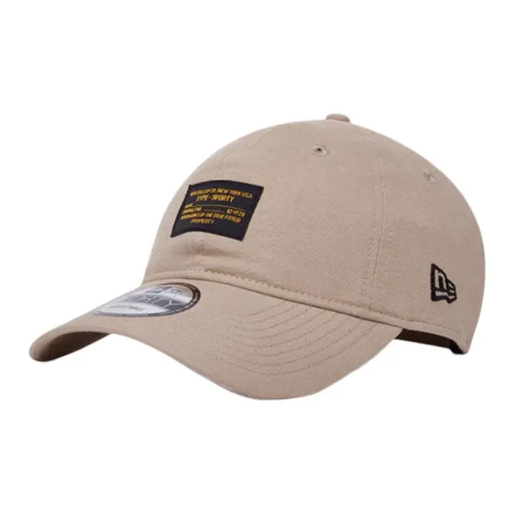New Era Cotton Baseball Caps Unisex Khaki