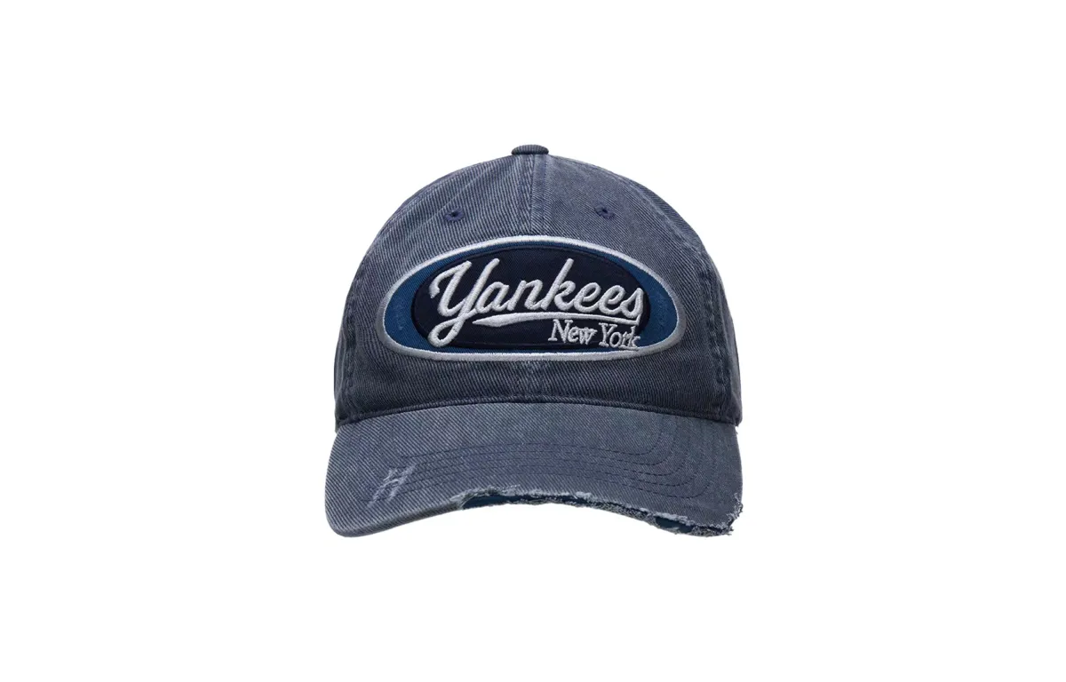 MLB New York Yankees Cotton Baseball Caps Unisex Blue