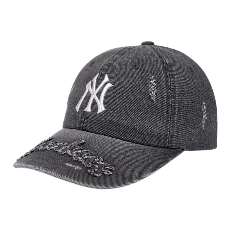 MLB Cotton Baseball Caps Unisex Black