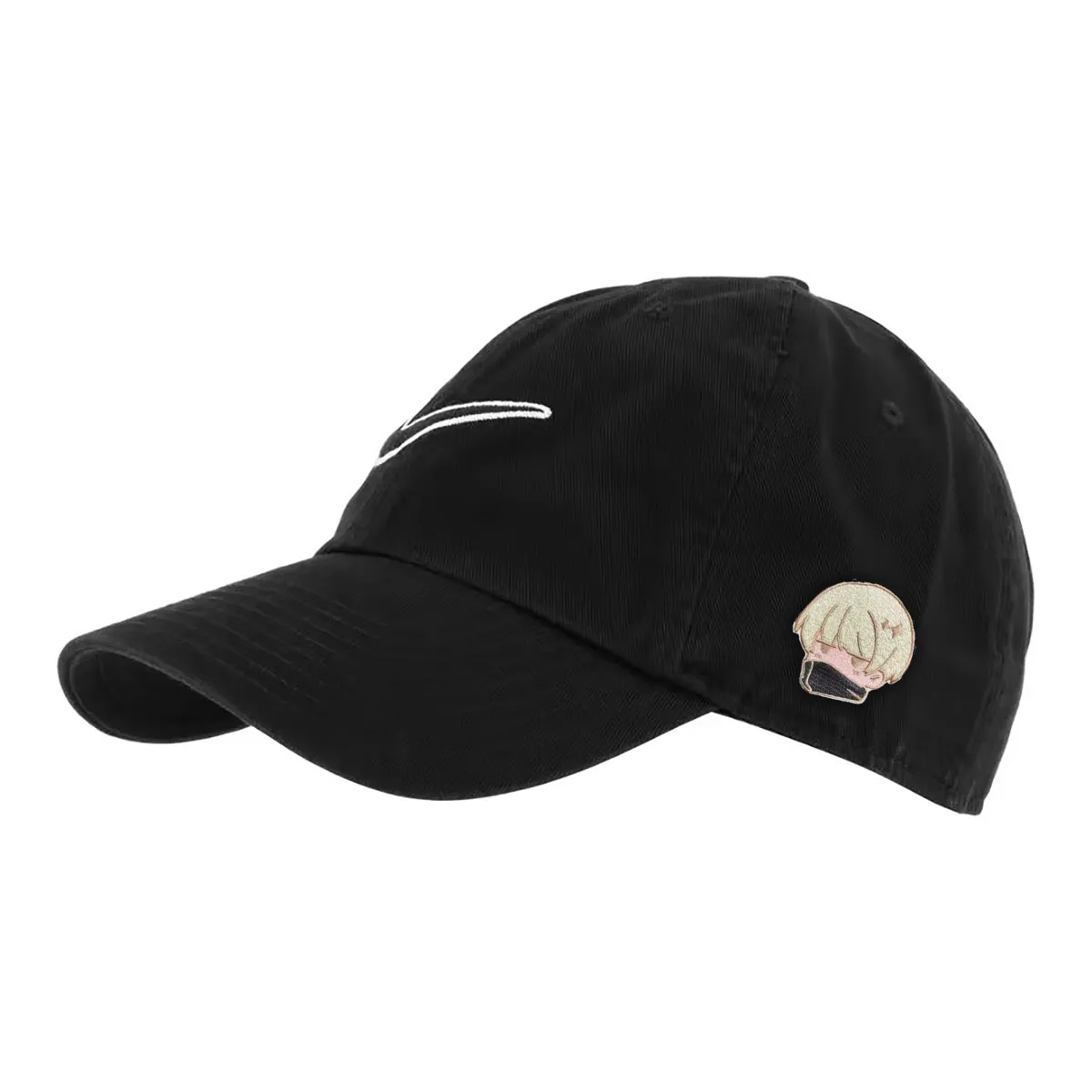 Nike Cotton Baseball Caps Unisex Black