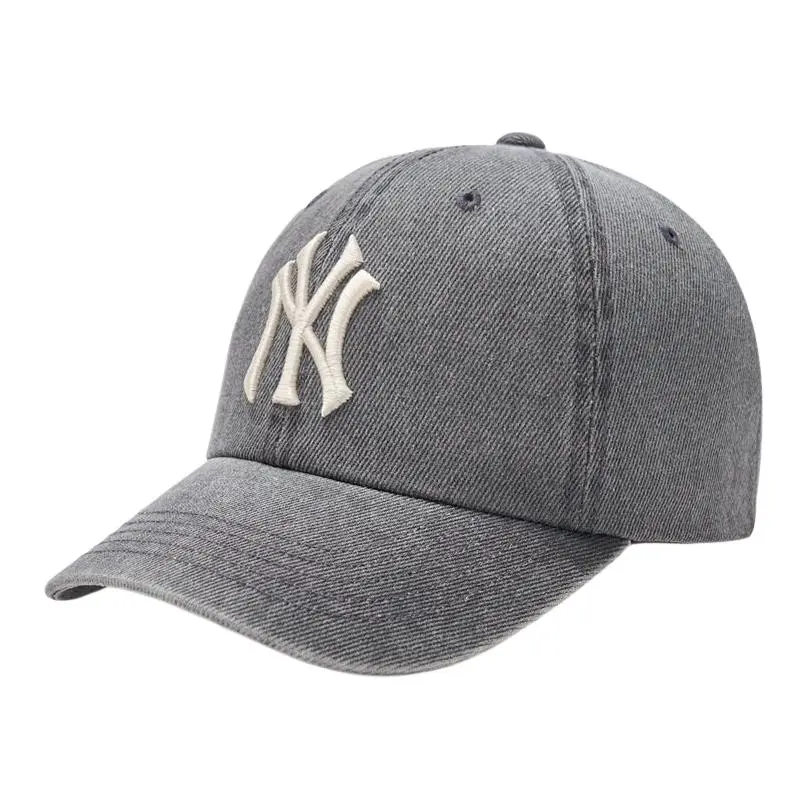 MLB Cotton Baseball Caps Unisex Gray