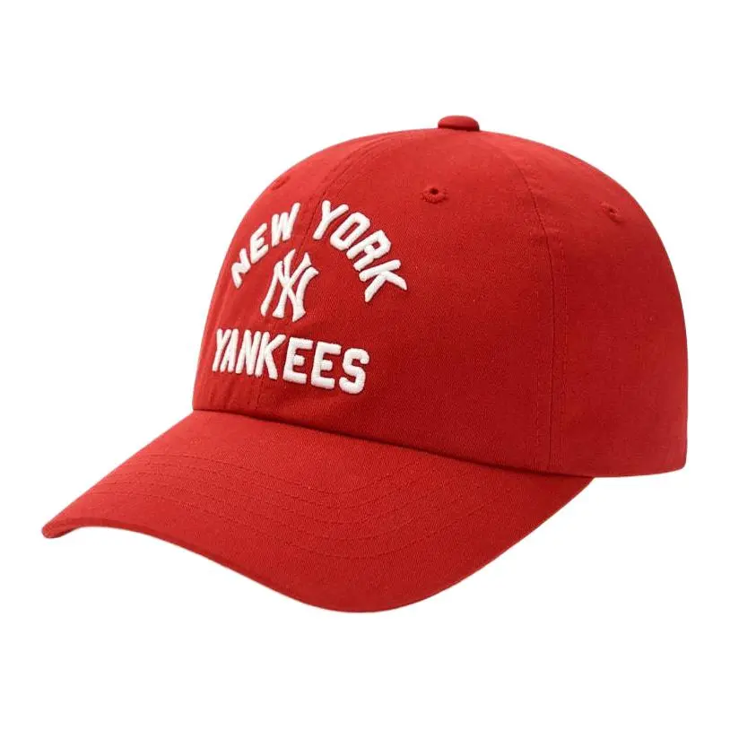 MLB Cotton, Polyester Baseball Caps Unisex Red