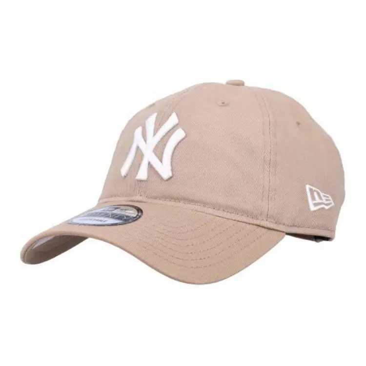 New Era Cotton Baseball Caps Unisex Light Beige