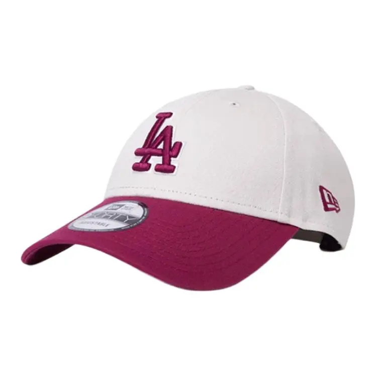New Era Cotton, Polyester Baseball Caps Unisex Ivory White