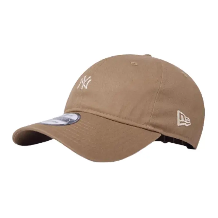 New Era Cotton Baseball Caps Unisex Khaki