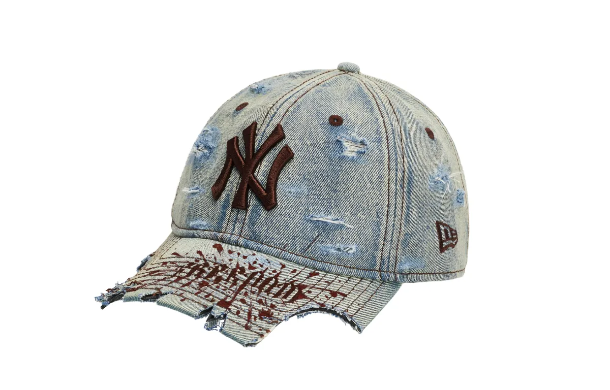 New Era Cotton Baseball Caps Unisex Blue Red