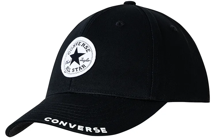 Converse Cotton Hats & Caps Baseball Cap Unisex Jet Black