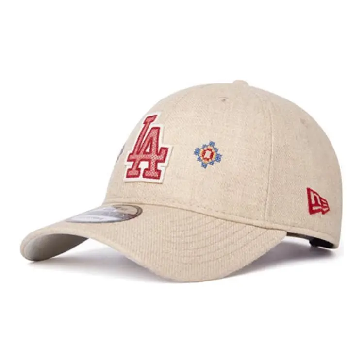 New Era Cotton Baseball Caps Unisex Ecru