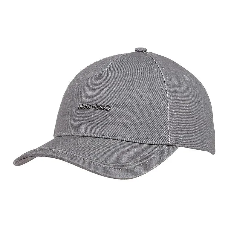 CALVIN KLEIN Cotton Baseball Caps Men's Gray
