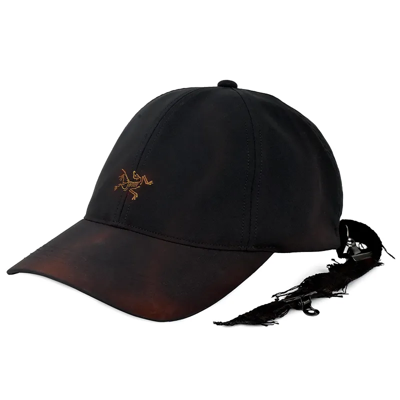 Arc'teryx Polyester Baseball Caps Unisex Black