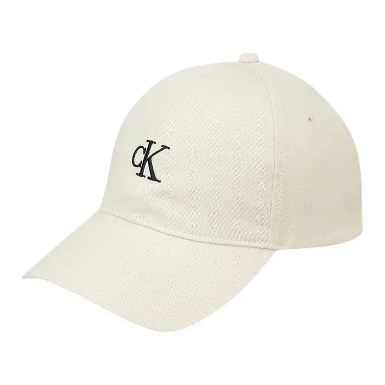 CALVIN KLEIN Cotton Baseball Caps Unisex White