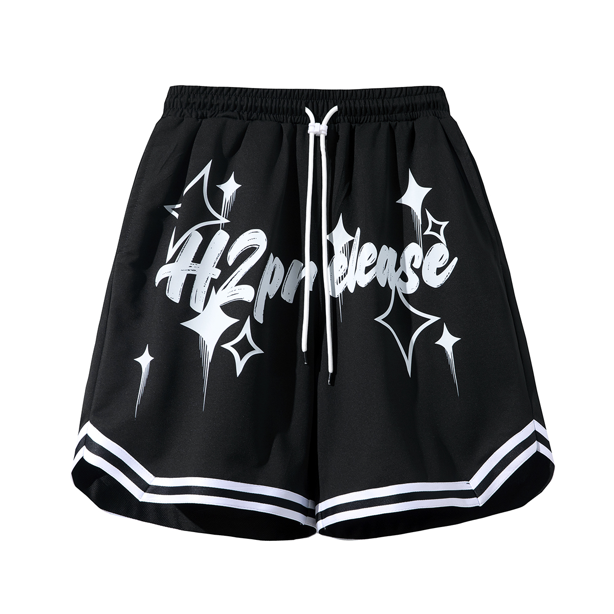 H2P Basketball Shorts Unisex Moderate Straight Fit Pants