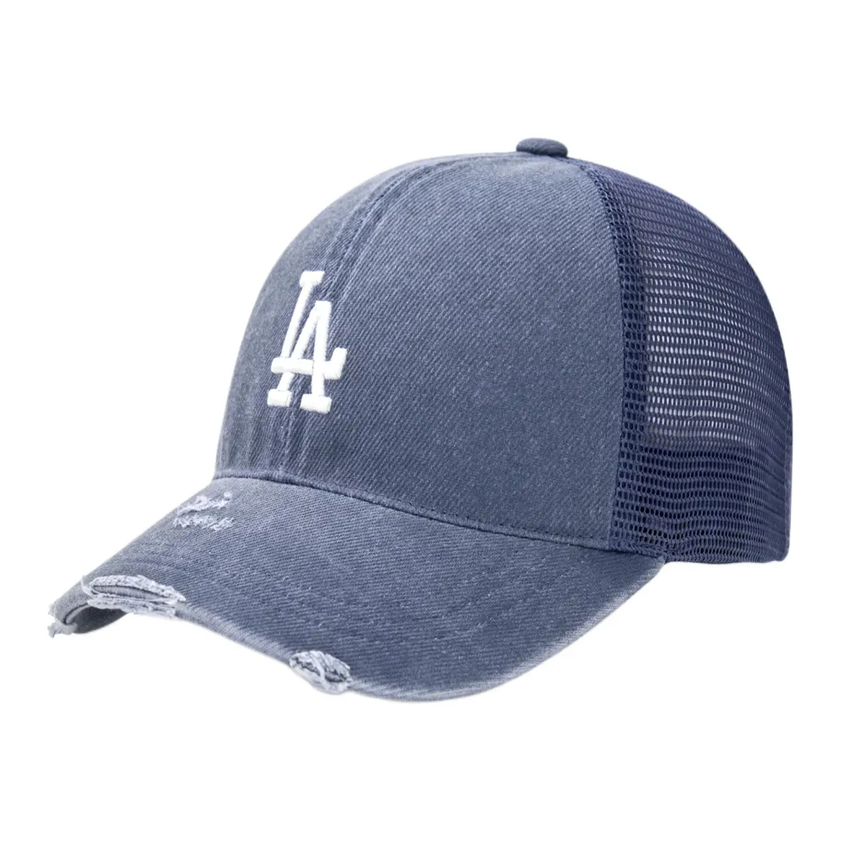 MLB Original Design Cotton, Polyester Baseball Caps Unisex Blue