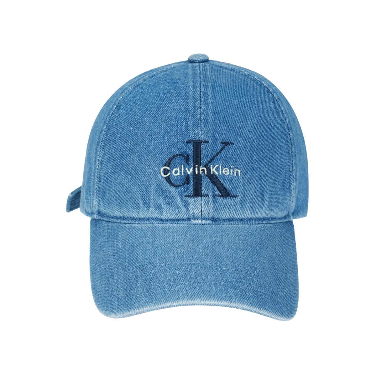 Calvin Klein Embroidered logo Denim Cap