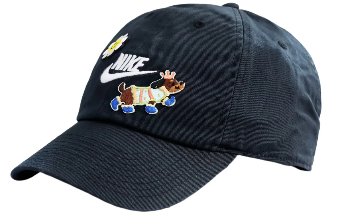 Nike Cotton Baseball Caps Unisex Black