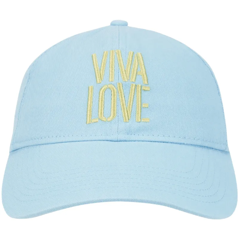 CALVIN KLEIN Rainbow Series Cotton Baseball Caps Unisex Baby Blue