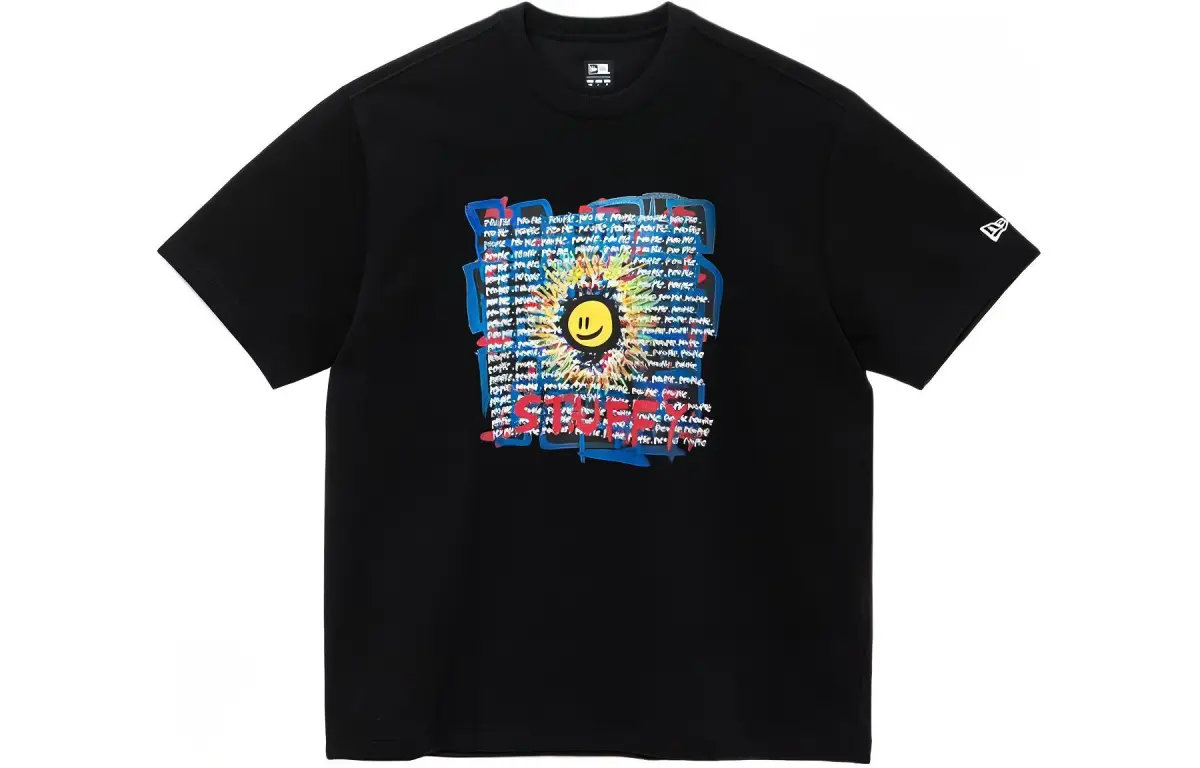 New Era SS24 T Shirt Unisex Black