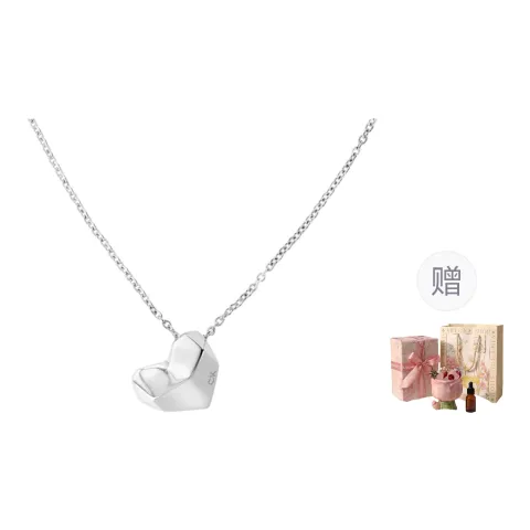 CALVIN KLEIN 316L Stainless Steel Instagram Style, Niche, Trendy, Luxury, Premium Aesthetic, Versatile Necklace Women's