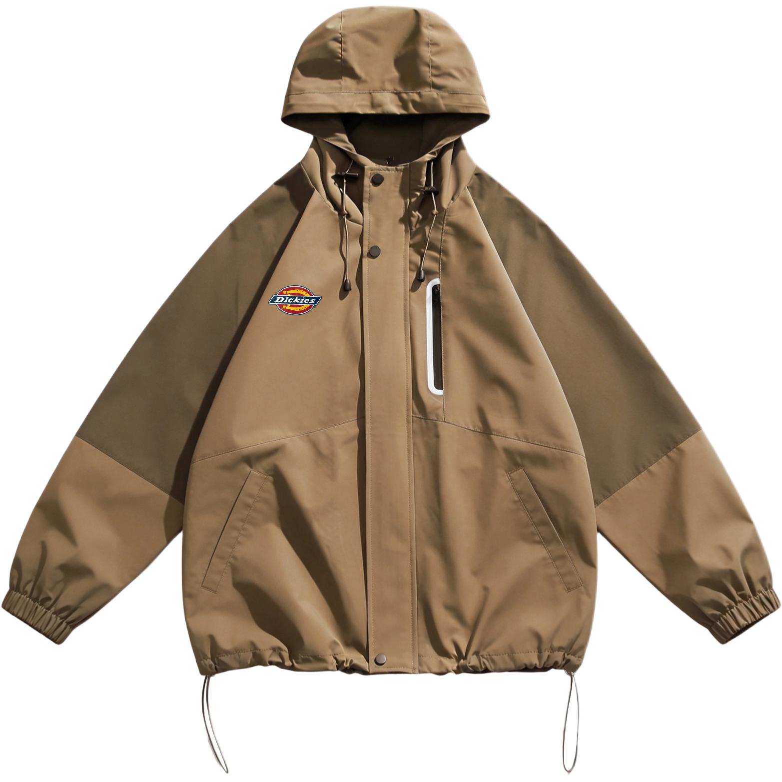 Мужская куртка Dickies Logo (бежево-зеленая) — фото 10