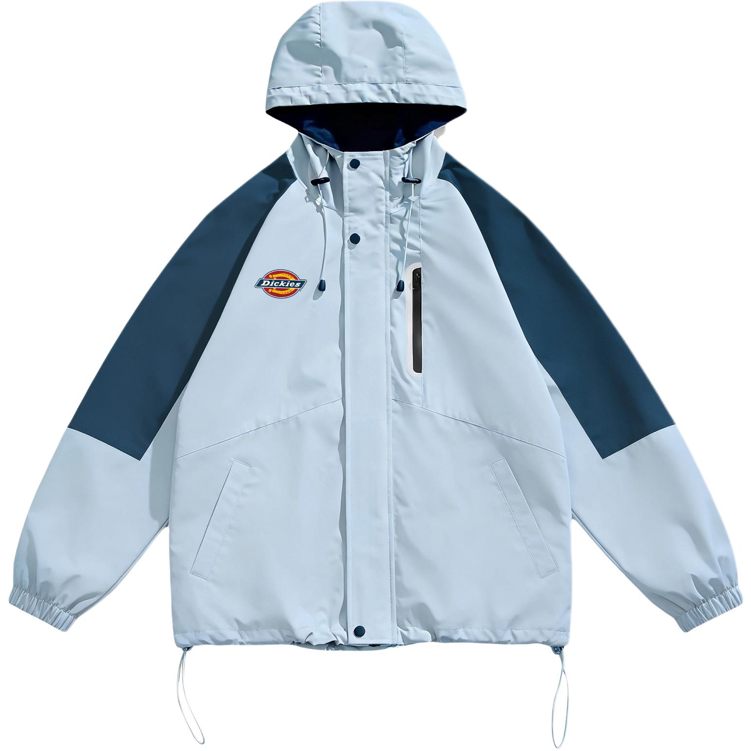 Мужская куртка Dickies Logo (бежево-зеленая) — фото 3