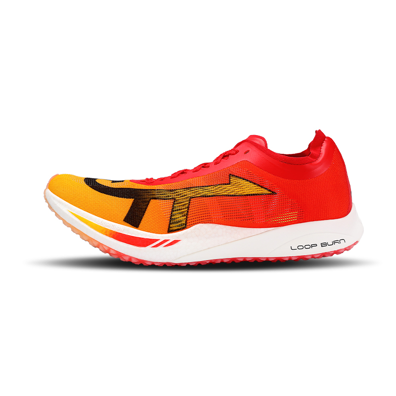 LOOP BURN Top 100 Pro 4.0 Breathable Low top Full Length Carbon Plate Running Shoes Unisex Chasing Flame Orange